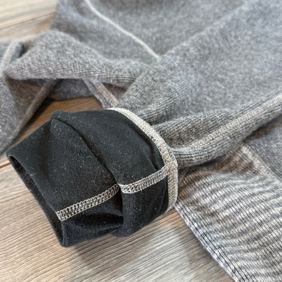 prAna Kari Sweater Jacket Wool Blend Womens S Striped Hooded Cozycore Everyday - Picture 14 of 16